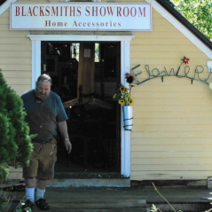 Andy at work smiling for the camera.